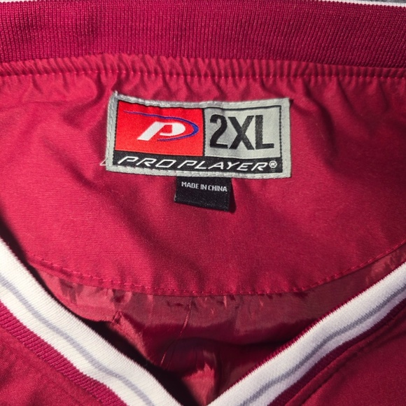 🔥🏈 Vintage Pro Player Oklahoma Sooners Windbreaker Pullover Jacket Mens 2XL - Picture 6 of 8